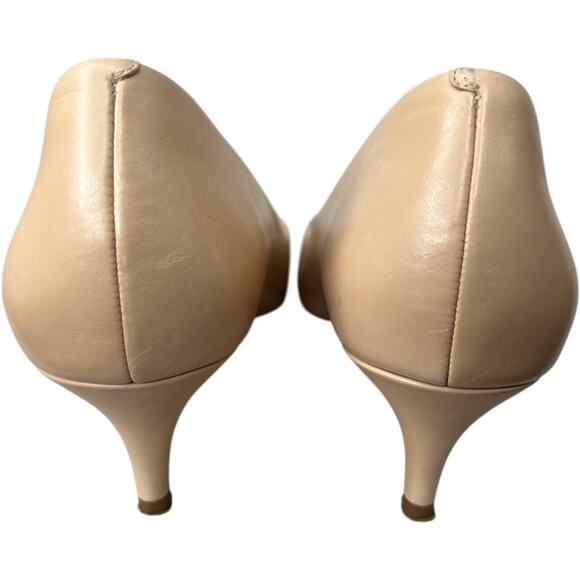 COLE HAAN Grand OS Quincy Kitten Heel Pump in Nude Women's 11B Narrow - Picture 6 of 11